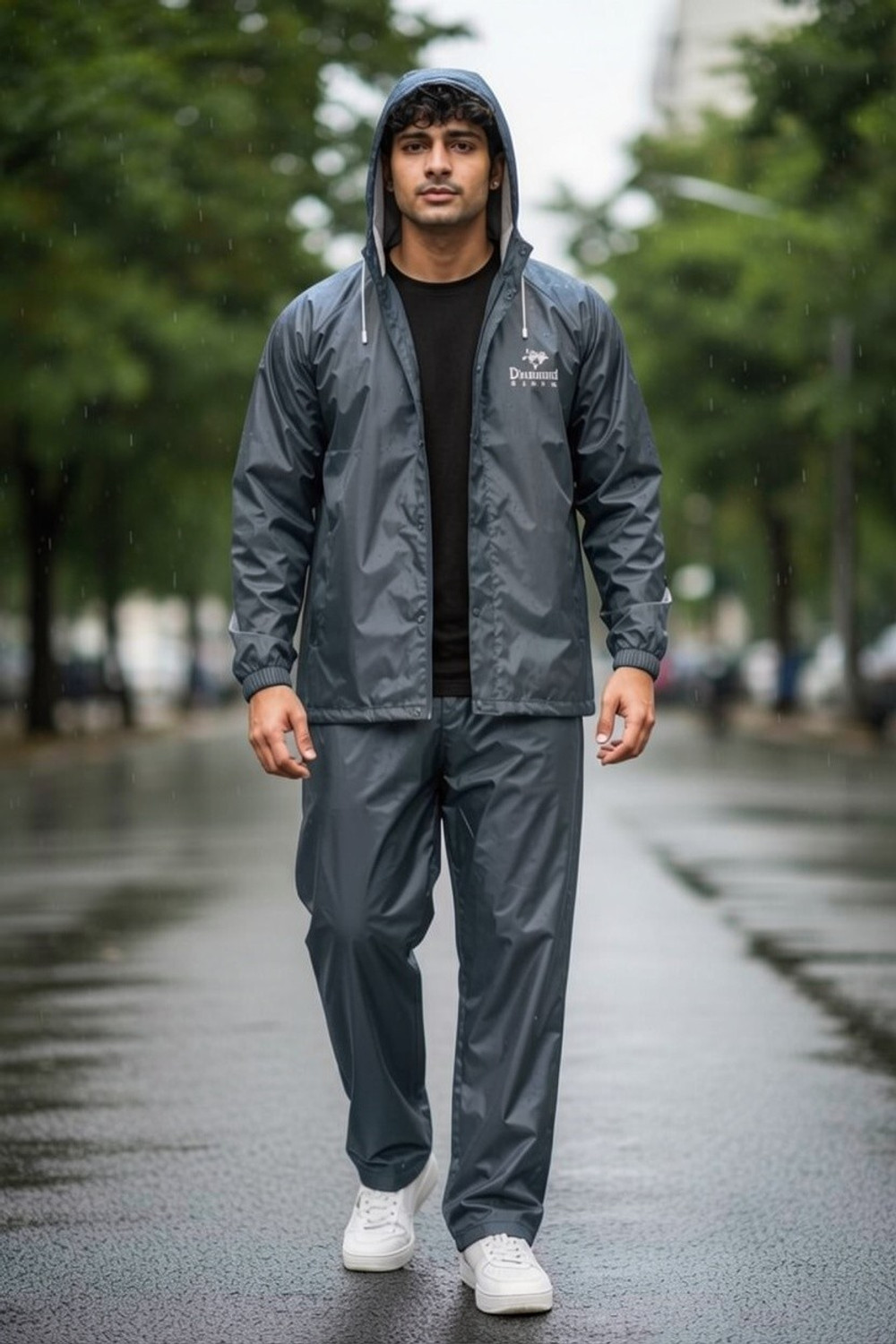 Image of GRATITUDE ROCK Solid Men Rain Suit