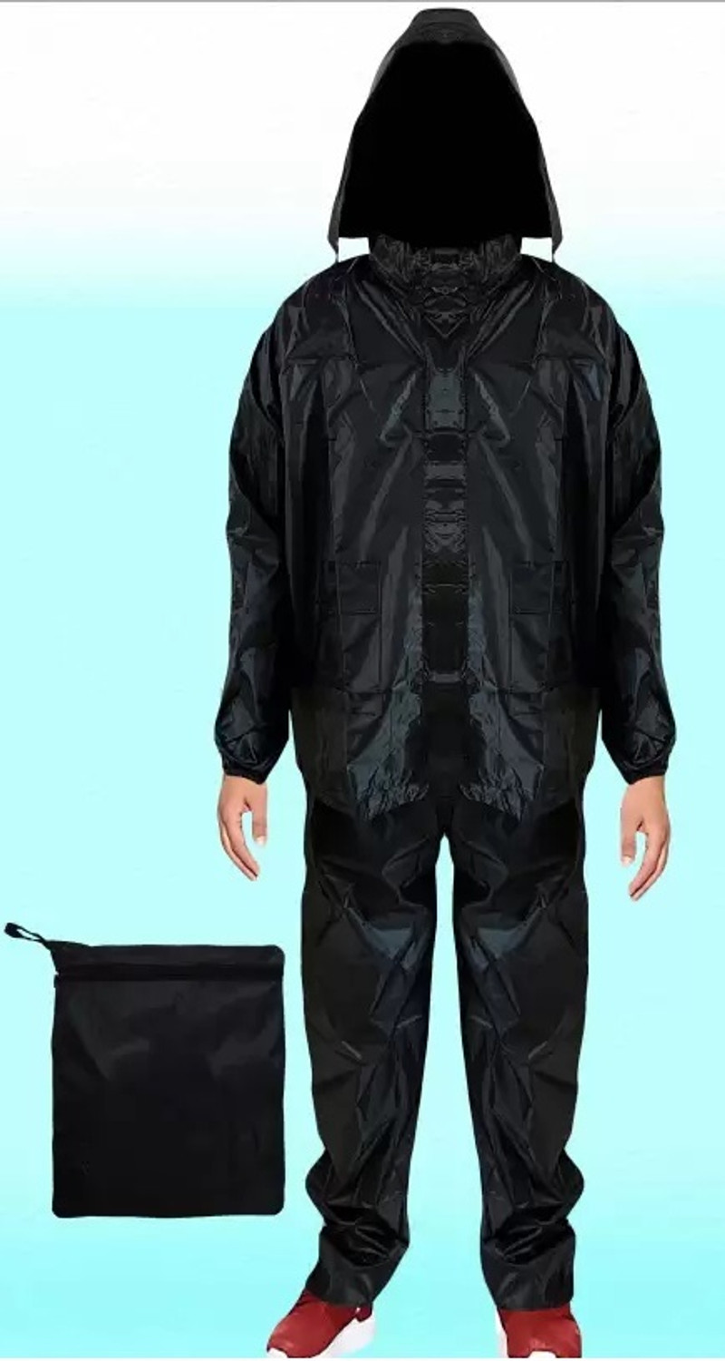 Image of JVBRANGI Solid Men Raincoat