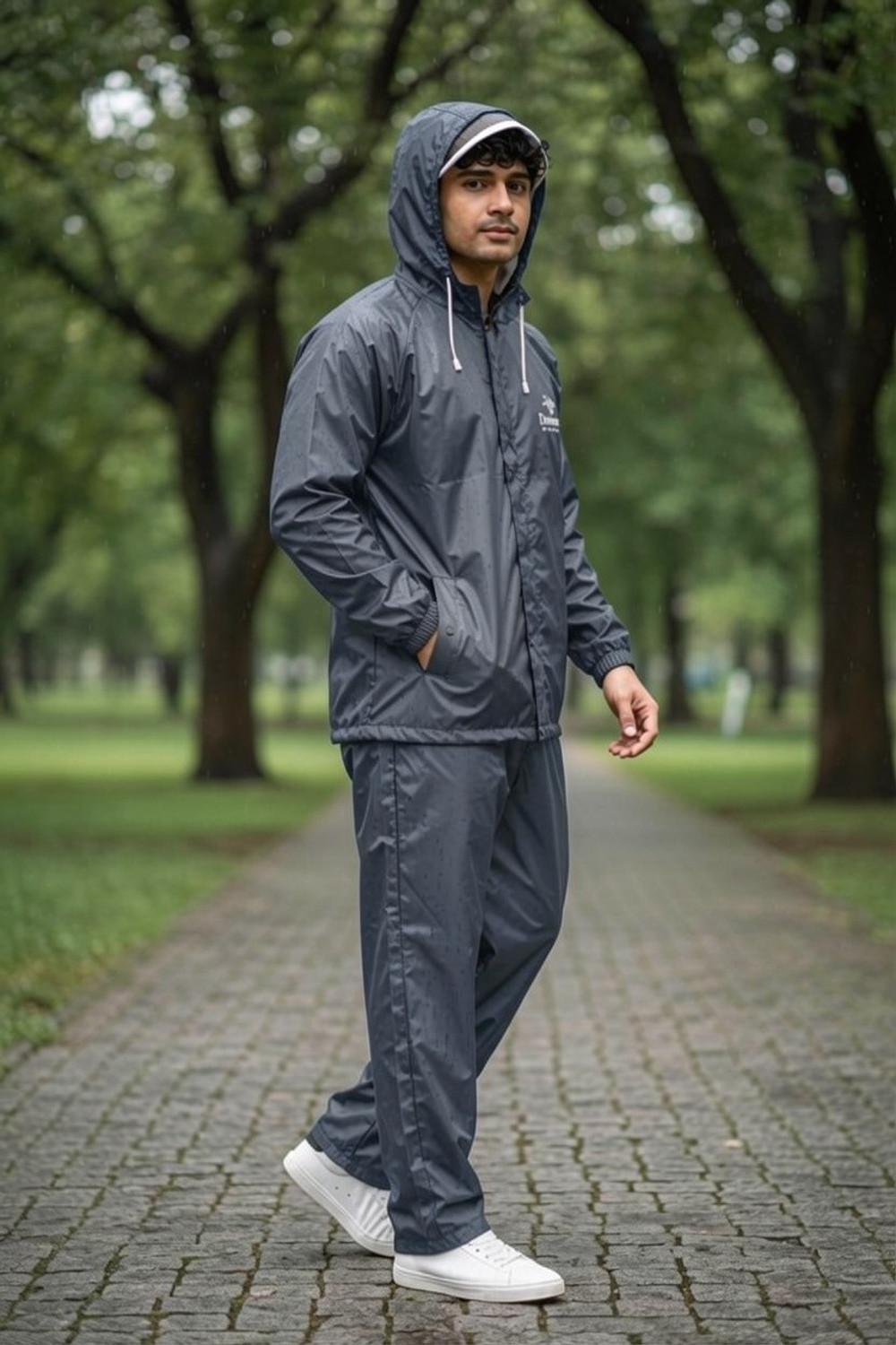 Image of GRATITUDE ROCK Solid Men Rain Suit