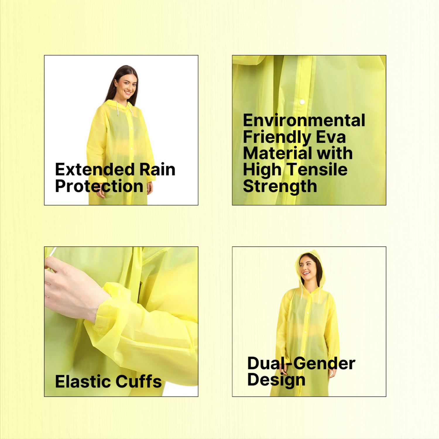 Image of CITIZEN Solid Women Rain Poncho