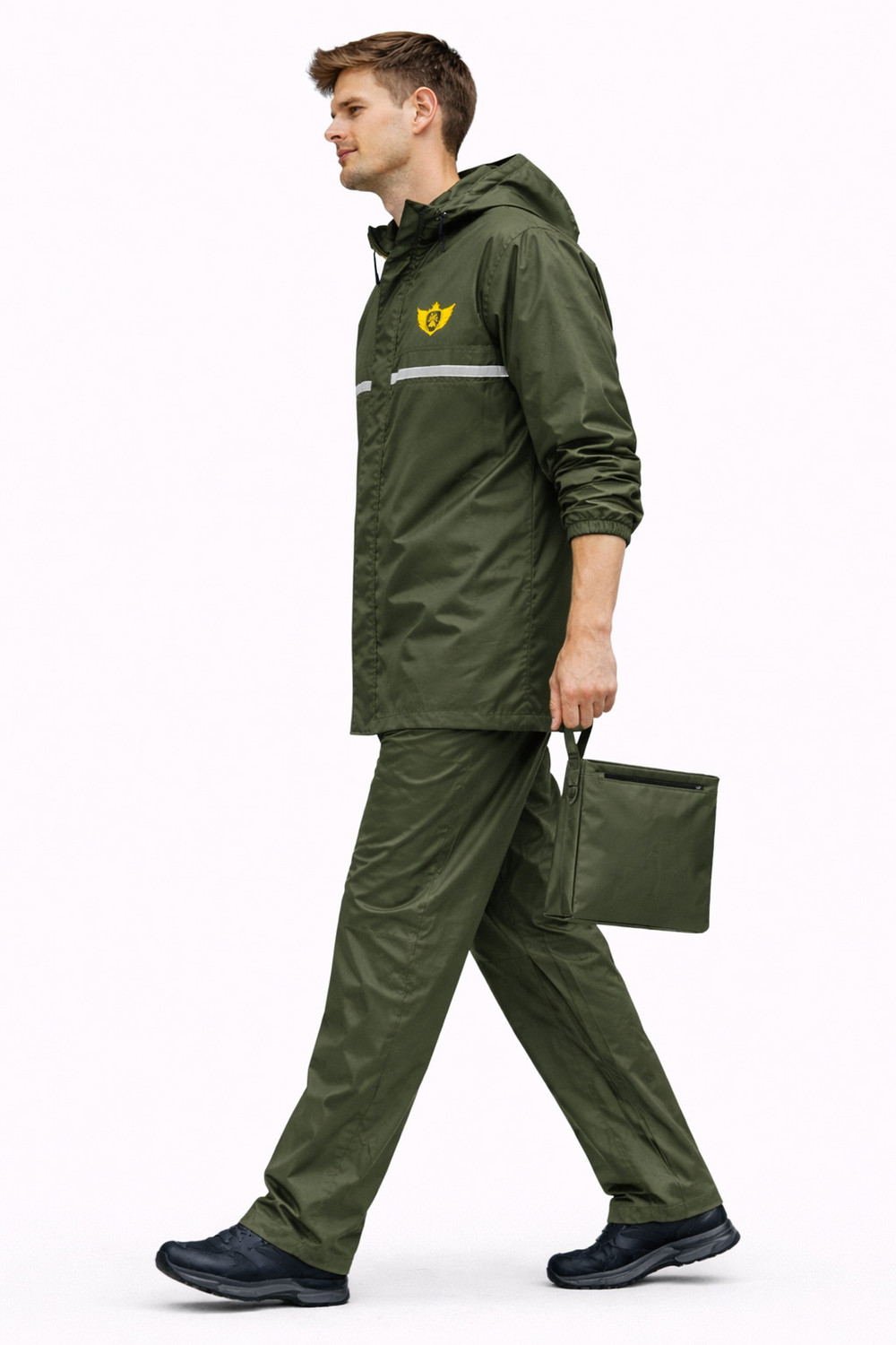 Image of Mrshine Solid Men Raincoat