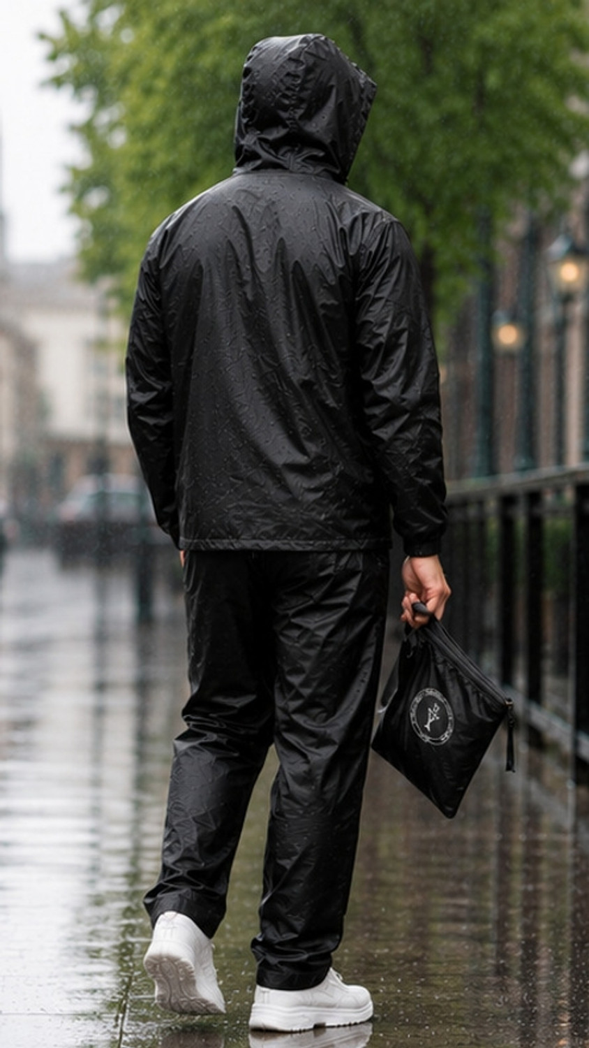 Image of YOU 8 Graphic Print Men & Women Raincoat