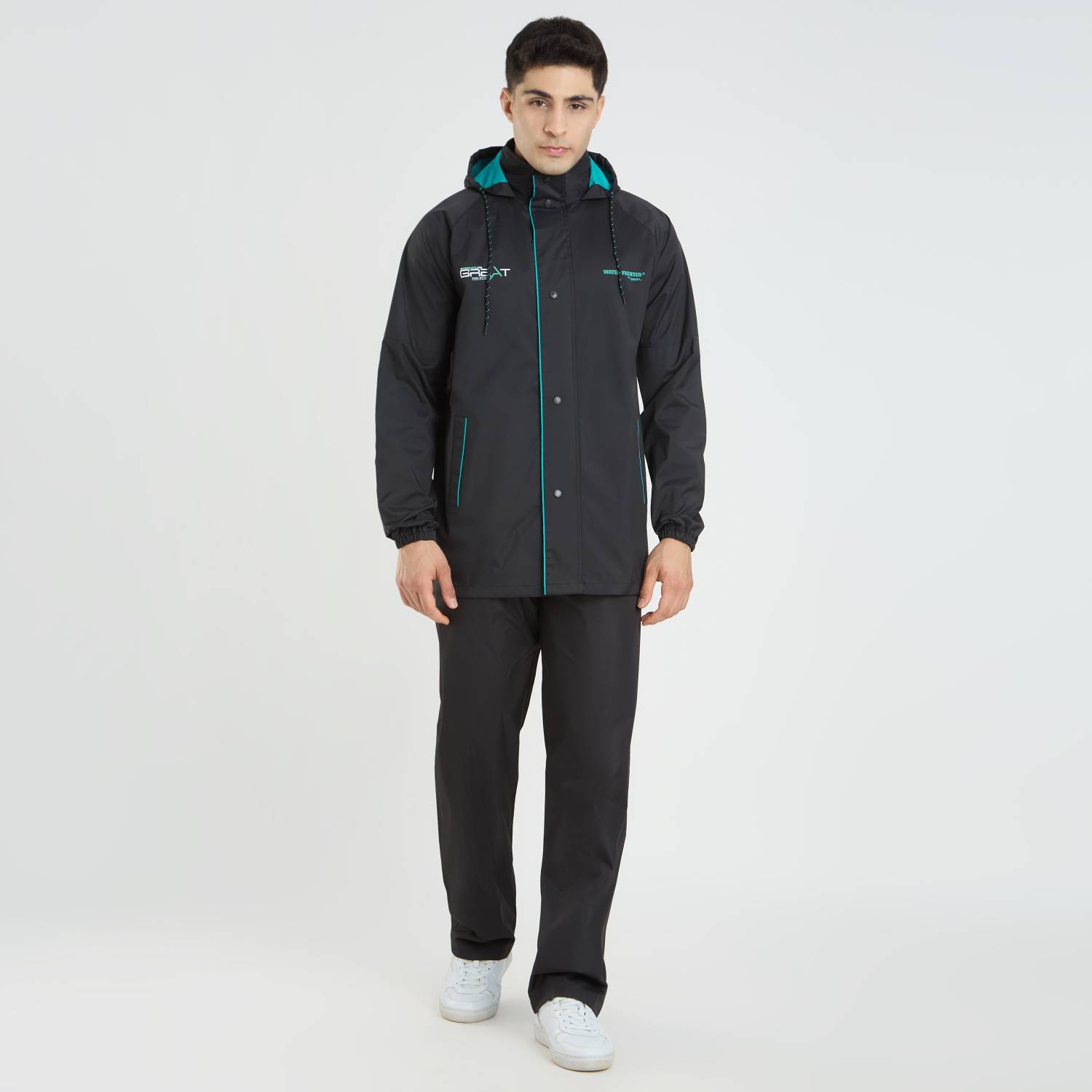 ZEEL Solid Men Raincoat - Image 1