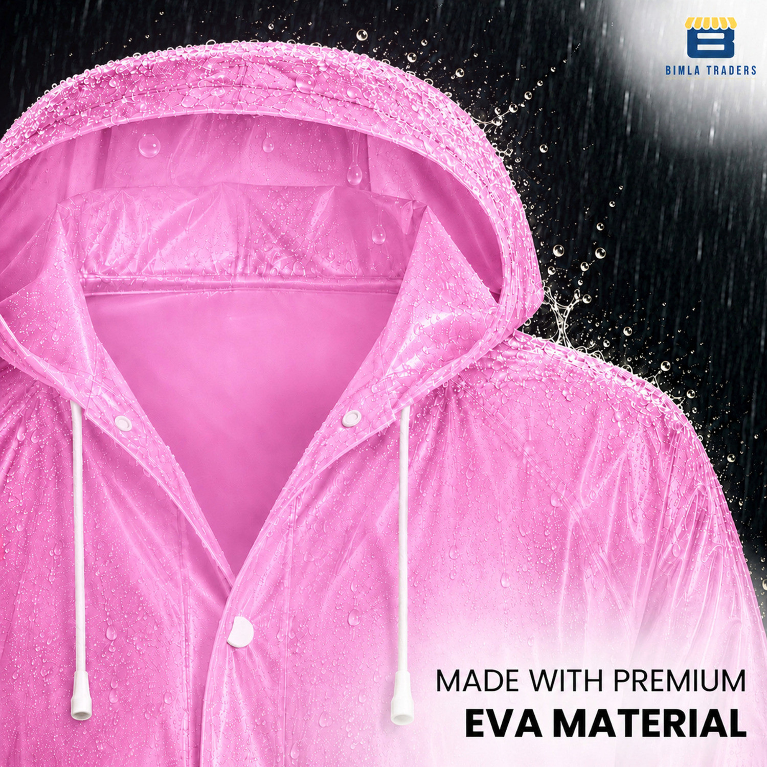 Image of Btag Solid Men & Women Raincoat