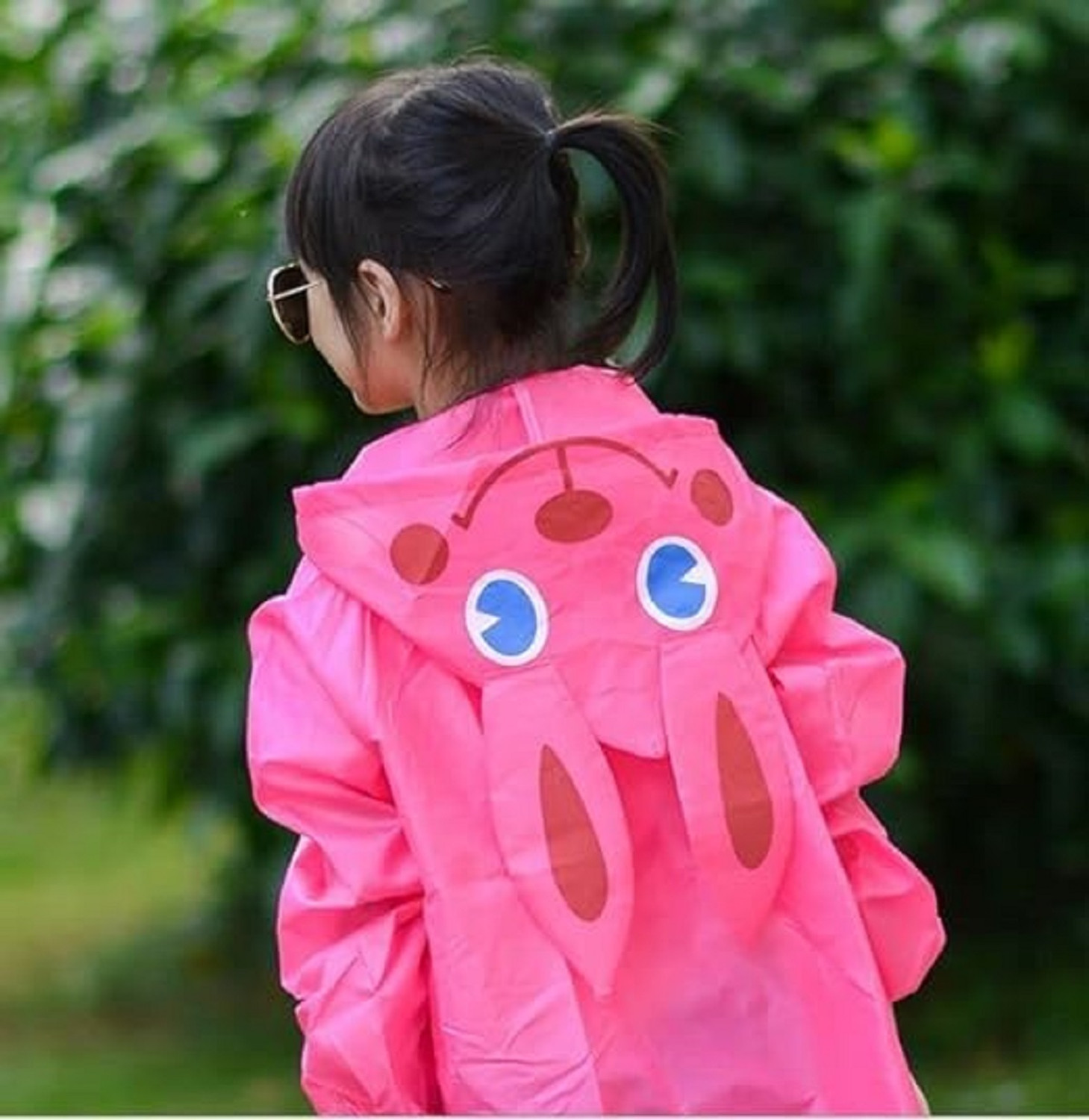 Image of ZACHARIAS Graphic Print Boys & Girls Raincoat