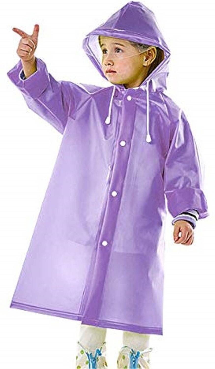 Vastralaya Solid Boys & Girls Raincoat