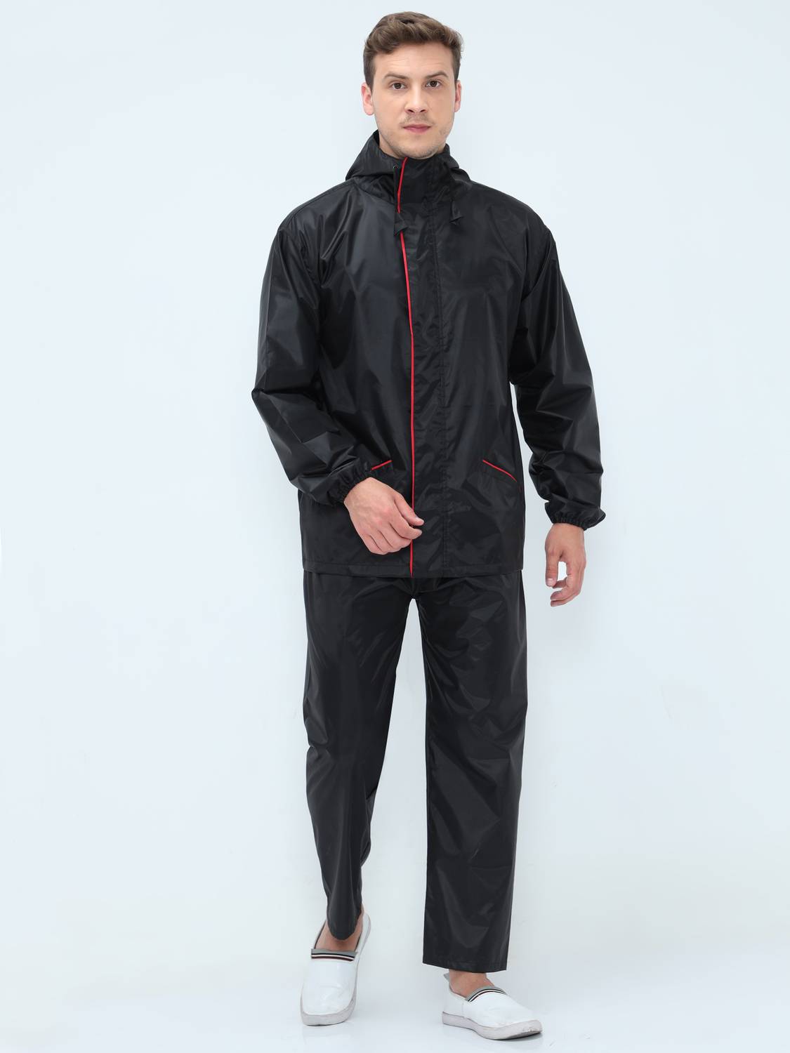 VROJASS Solid Men Raincoat