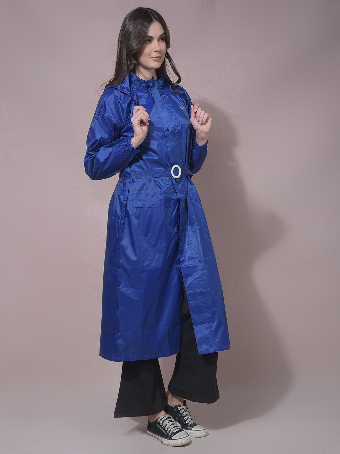 Image of Dollar Self Design Women Raincoat