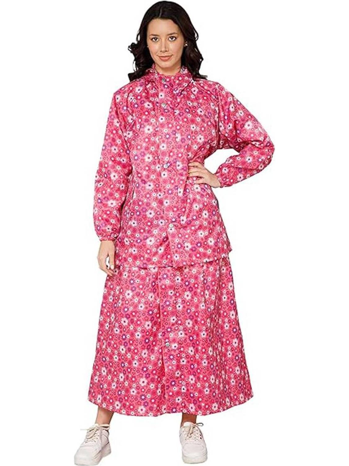 Romano nx Floral Print Women Rain Suit