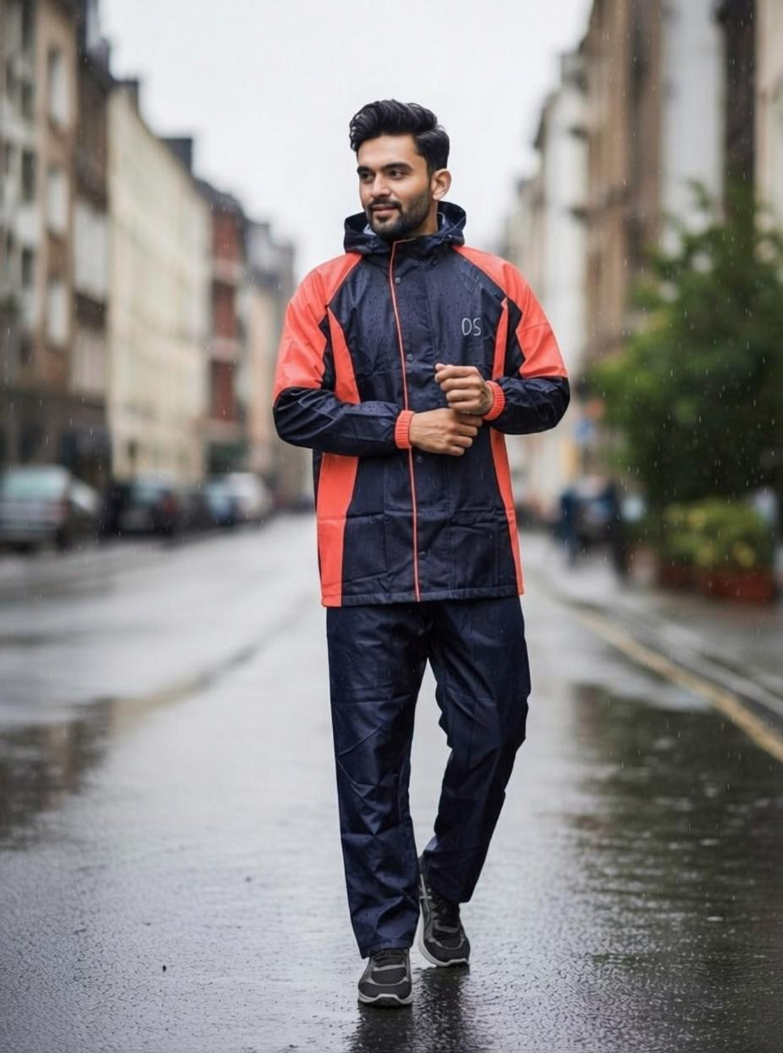 UNIQUE MOMENTS Colorblock Men Raincoat