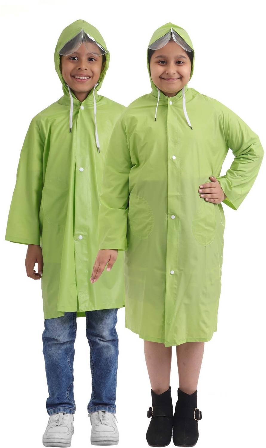 REXBURG Solid Boys & Girls Raincoat