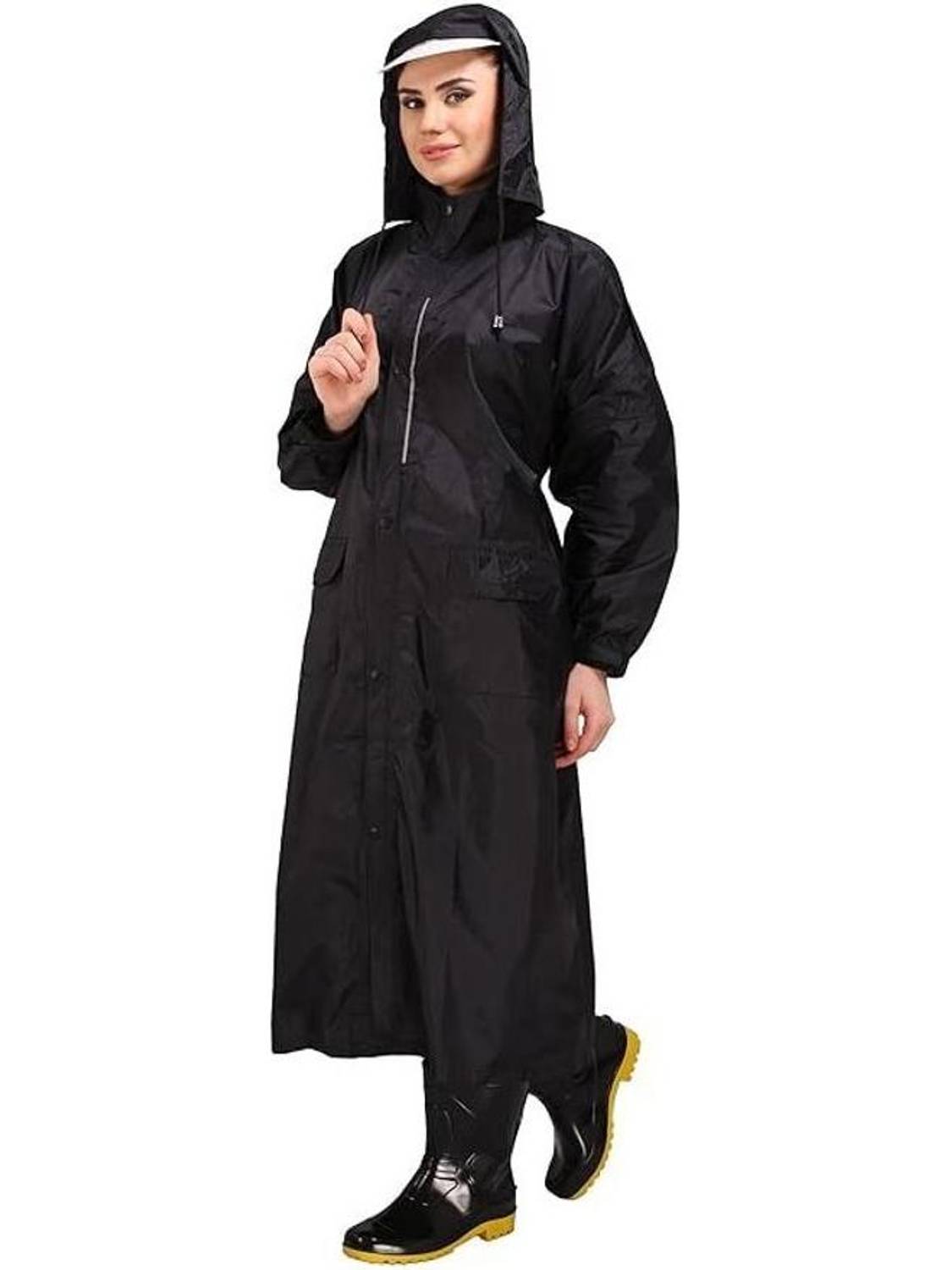 Tritika Solid Women Raincoat