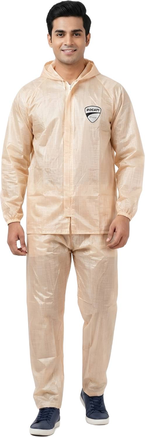 Sincerity Solid Men Rain Suit