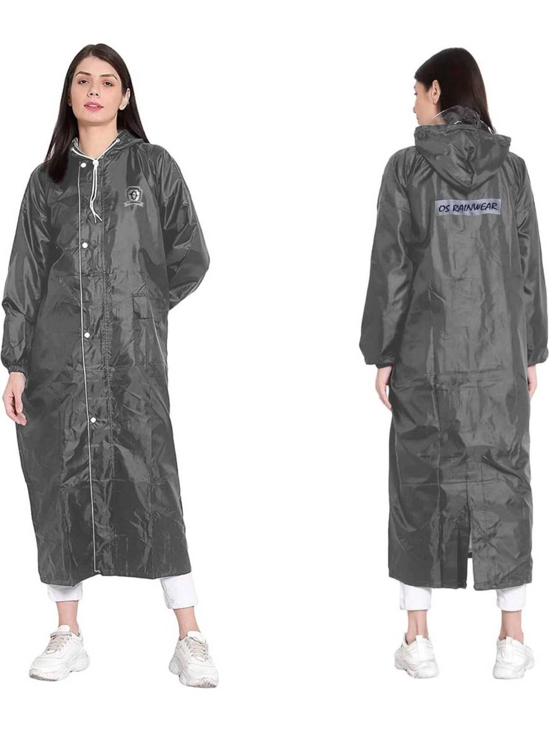 DIAMOND CLUSTER Solid Men & Women Raincoat