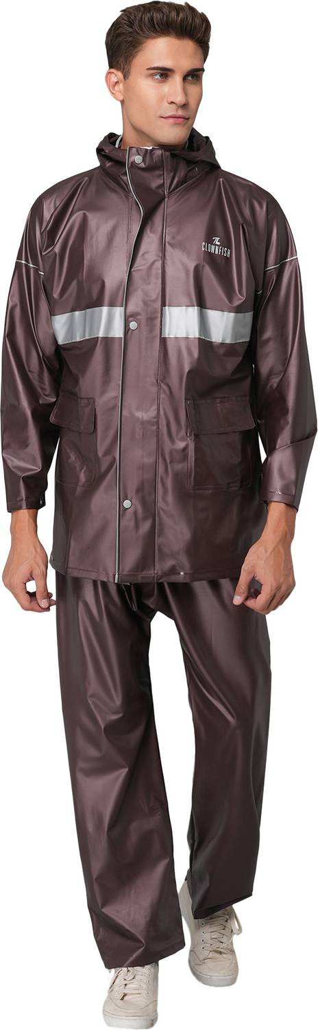 The CLOWNFISH Solid Men Rain Suit