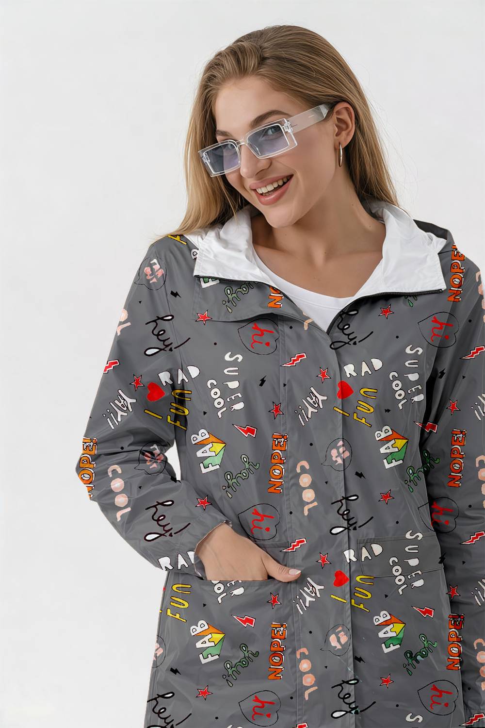 Camison Graphic Print Women Raincoat