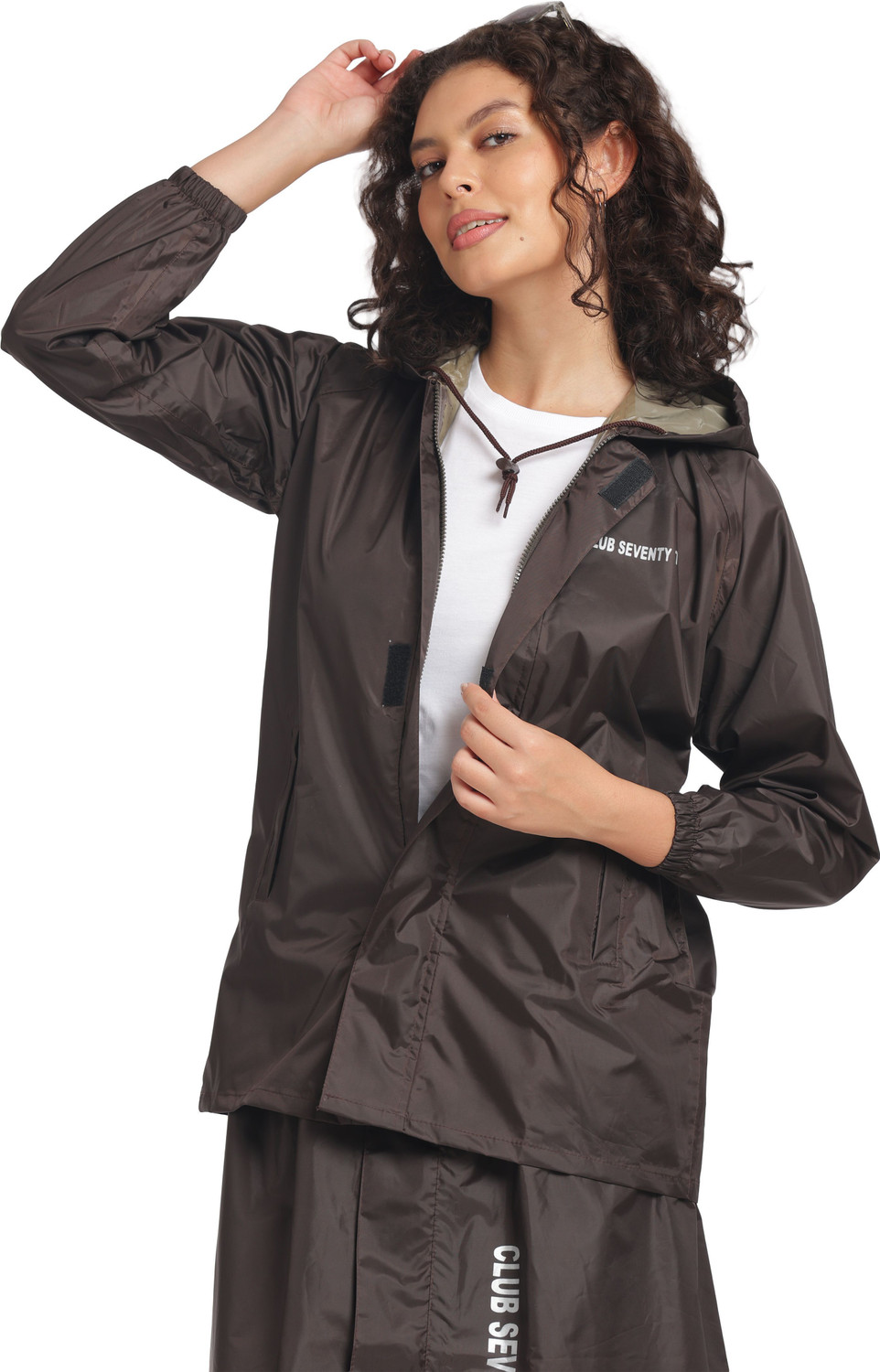 Image of CLUB SEVENTY TWO Solid Women Rain Suit