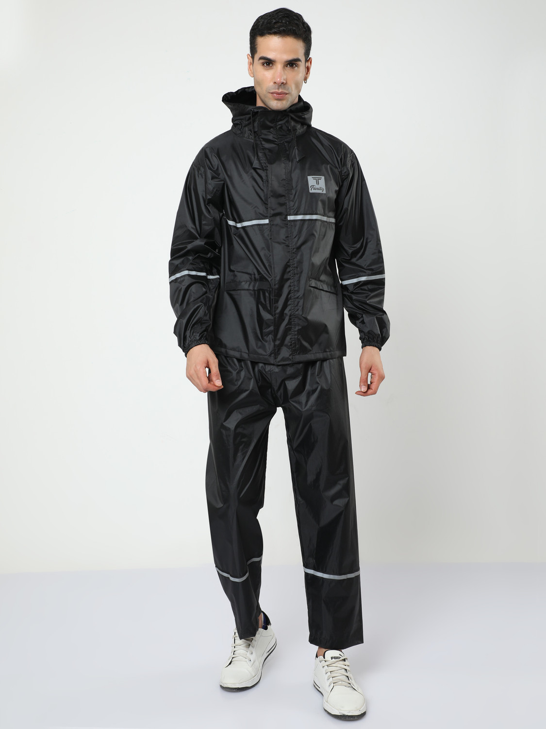 Image of TRINITIZ Solid Men Raincoat