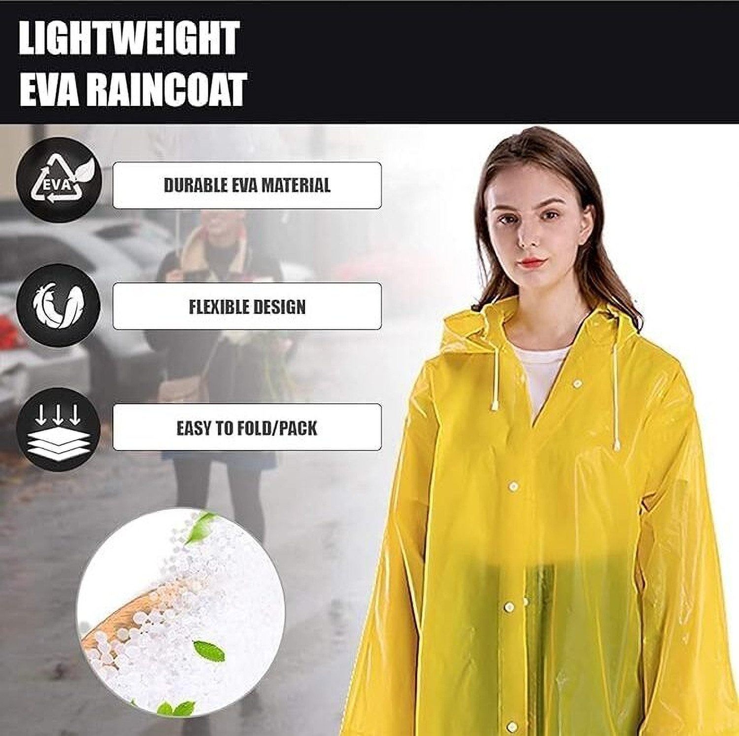 Image of HANICRAFT Solid Men & Women Raincoat