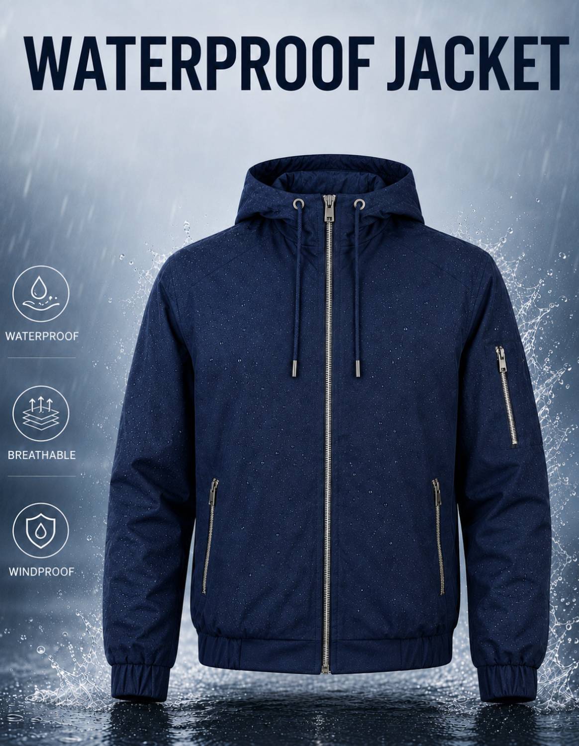 Caraba Solid Men Raincoat