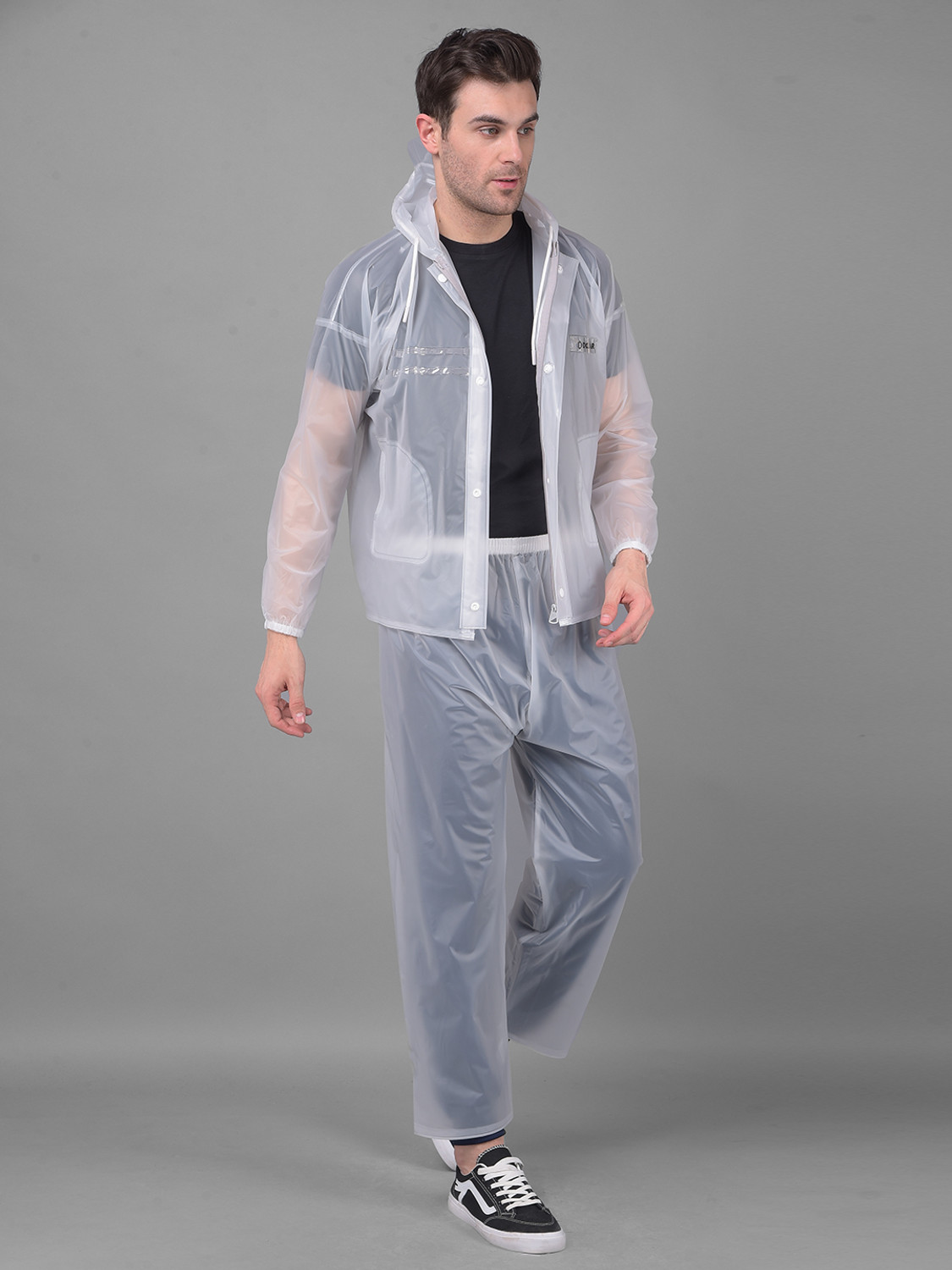 Image of Dollar Solid Men Raincoat