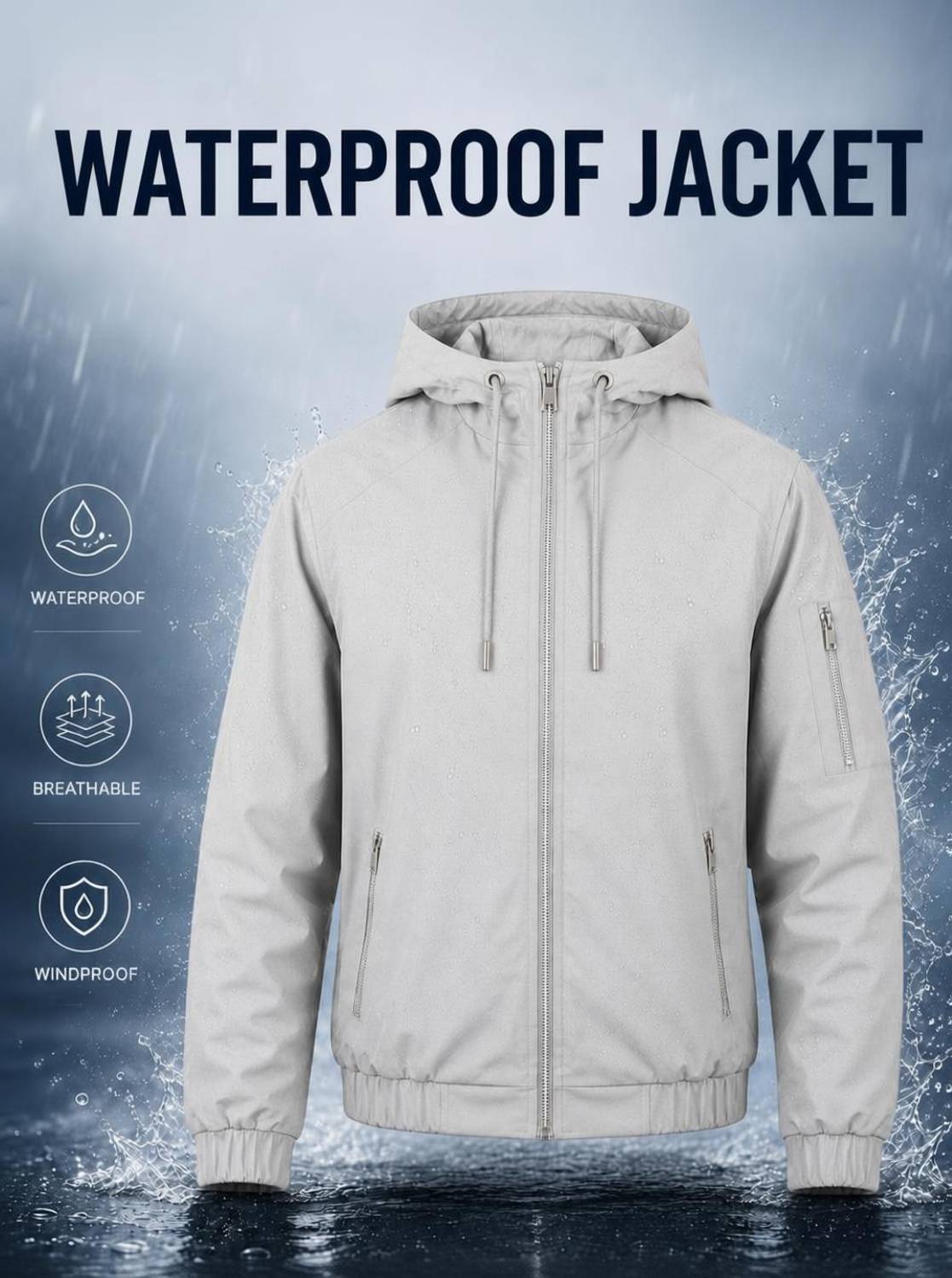 Caraba Solid Men Raincoat