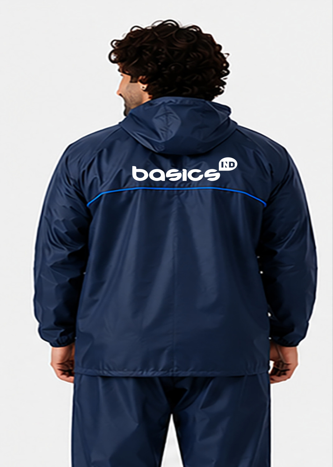Image of Basics IND Solid Unisex Rain Suit