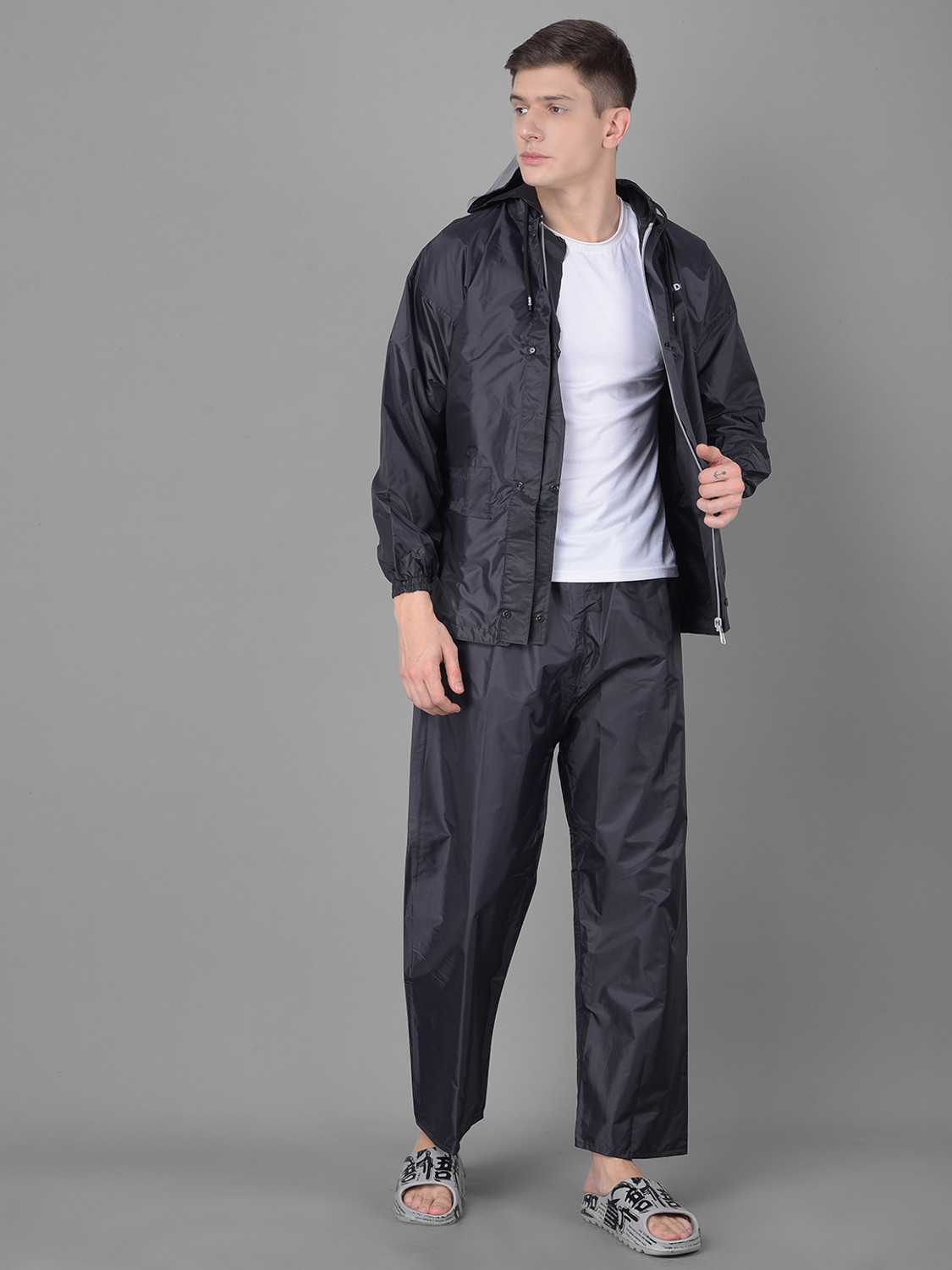Image of Dollar Solid Men Rain Suit