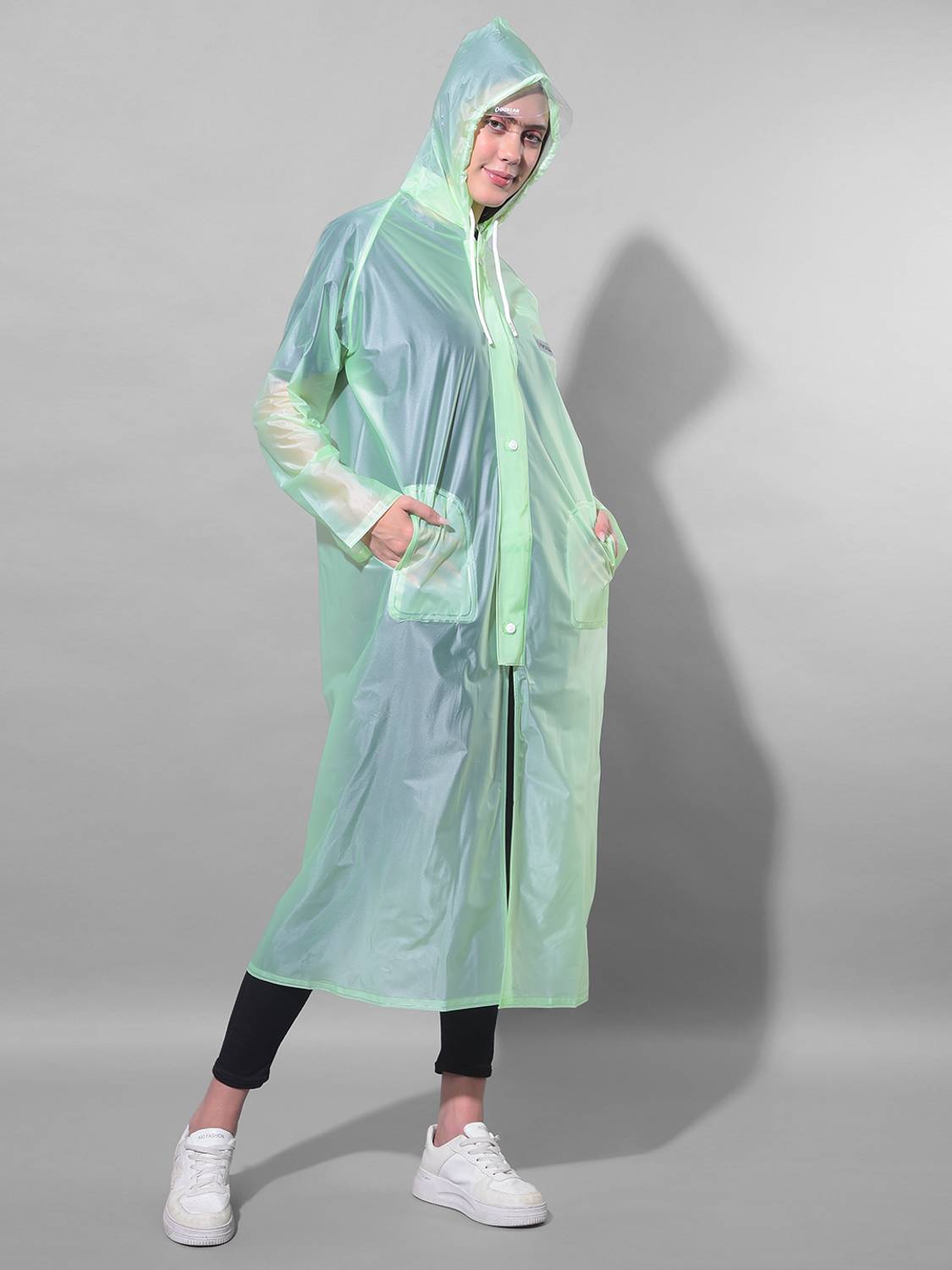 Dollar Solid Men & Women Raincoat