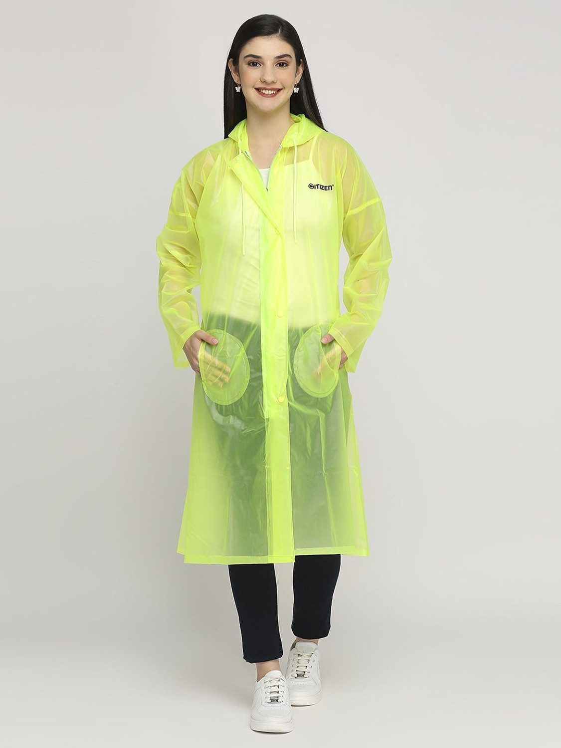 Image of CITIZEN Solid Women Raincoat