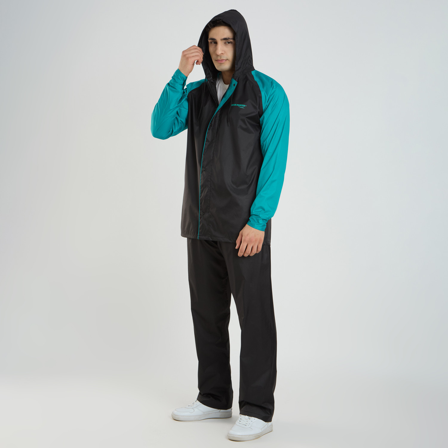 Image of WATER FIGHTER by ZEEL Colorblock Men Rain Suit
