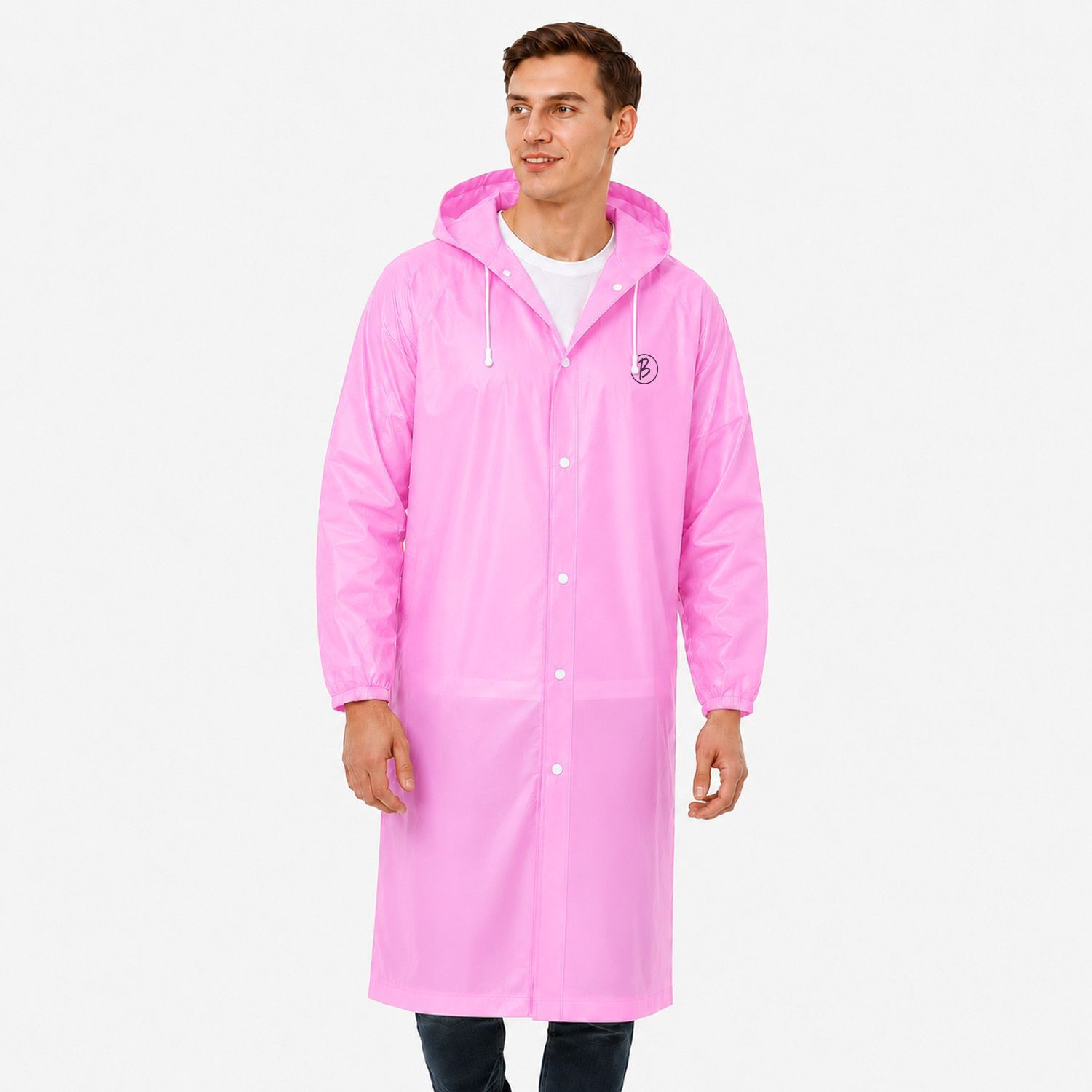 Image of Btag Solid Men & Women Raincoat