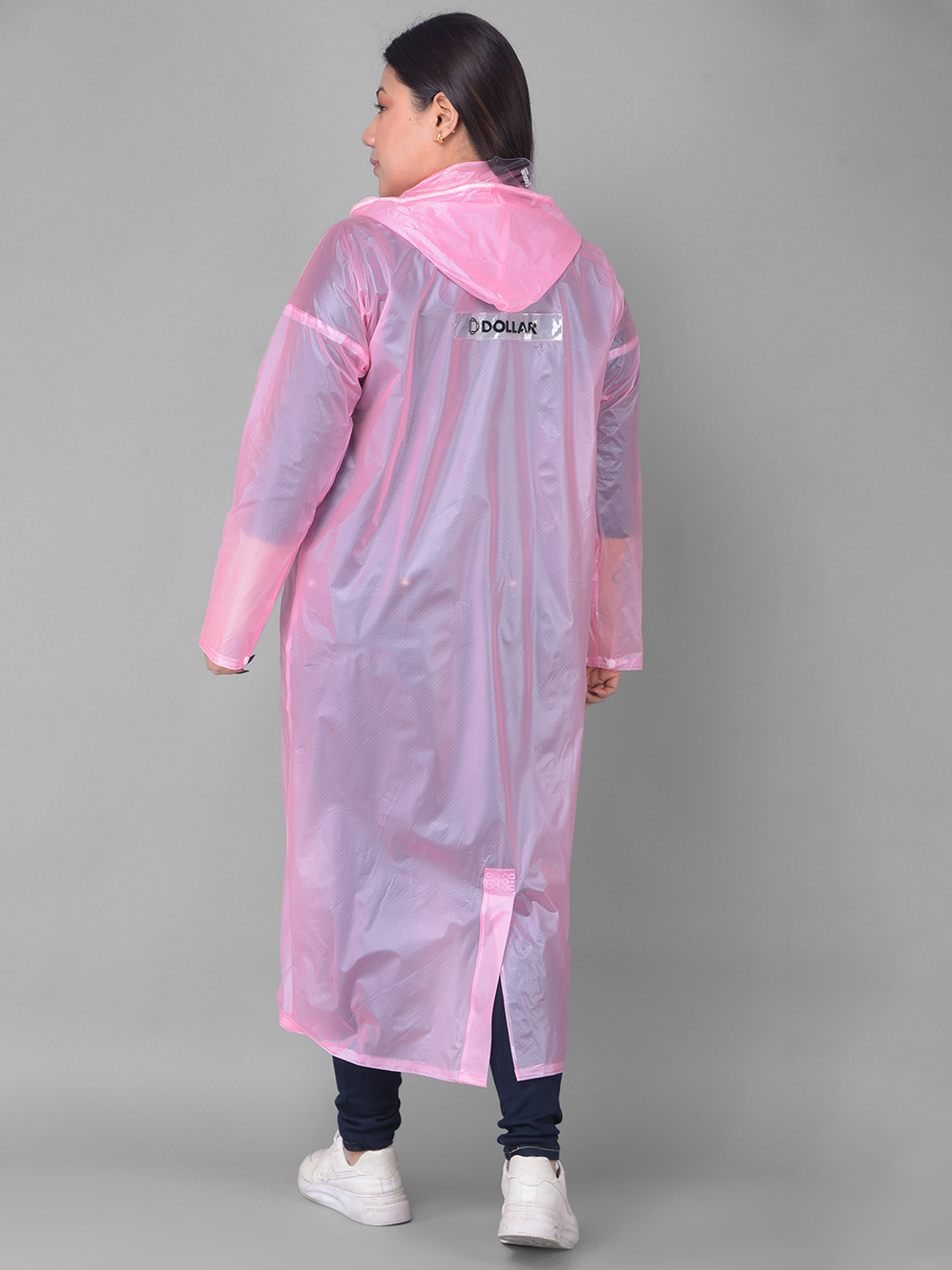 Image of Dollar Dollar Rainguard Women's PVC Full Sleeve Solid Raincoat Solid Women Raincoat