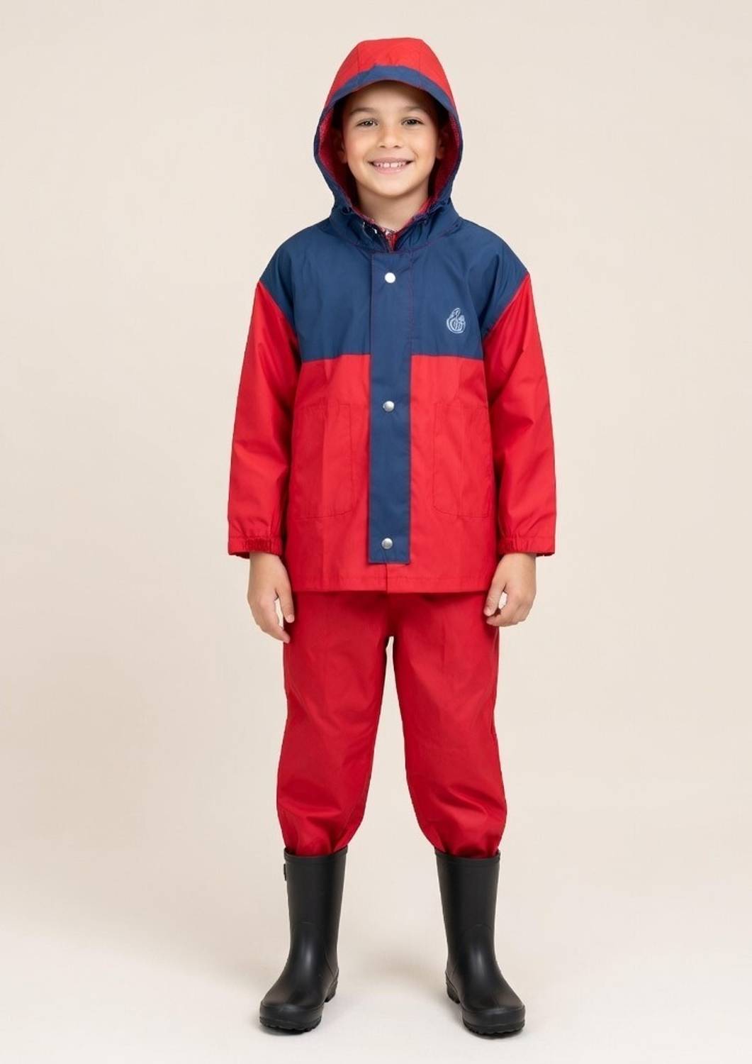 POWERAPPARELS Colorblock Boys Rain Suit