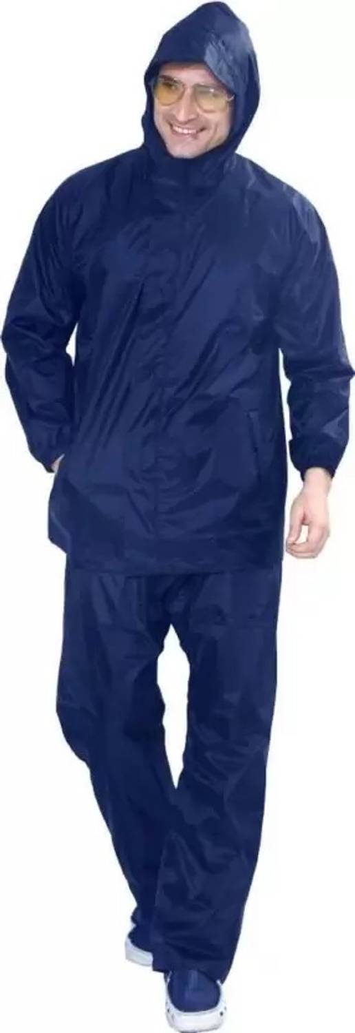 SMART SEWINGERS Solid Men Raincoat