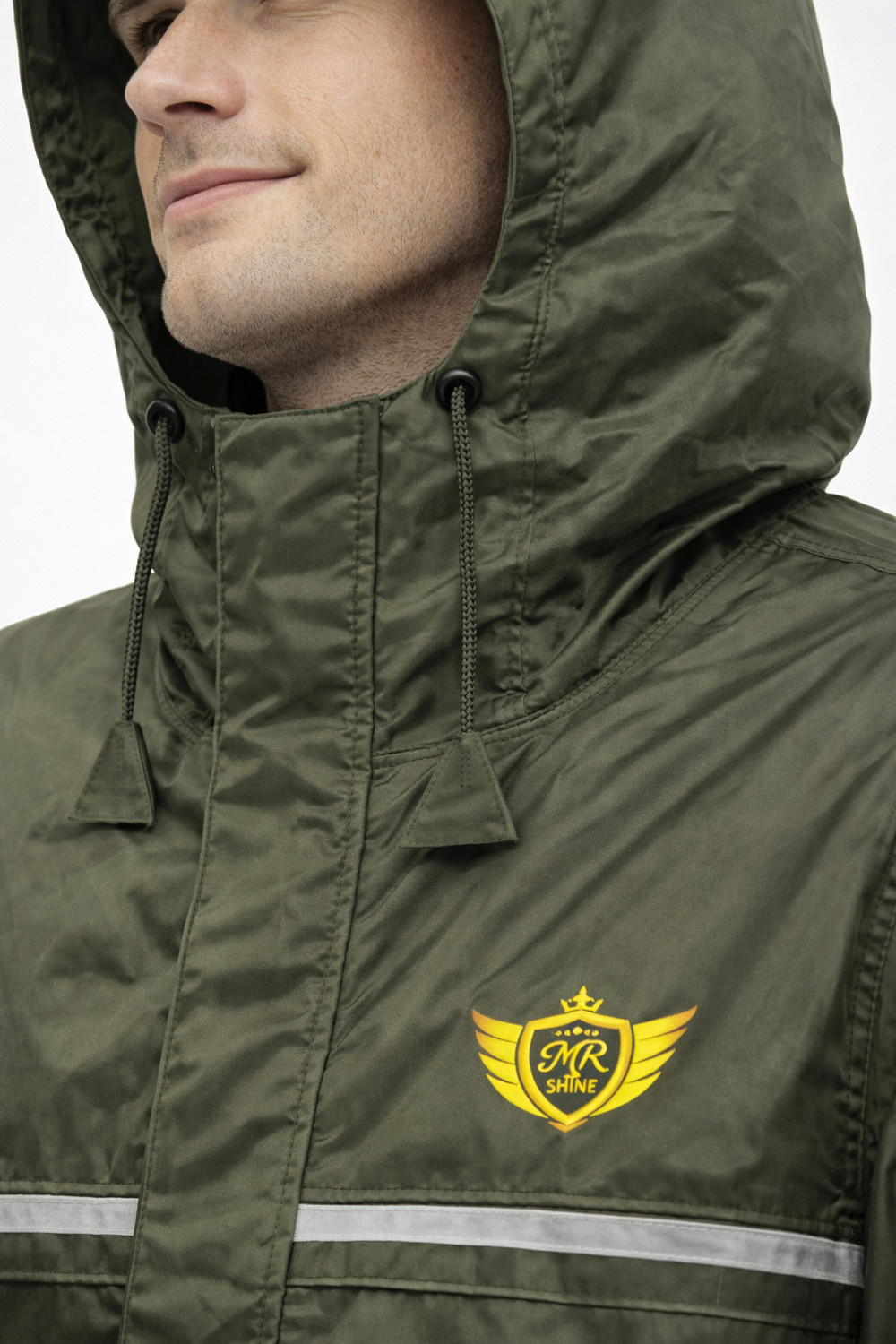 Image of Mrshine Solid Men Raincoat