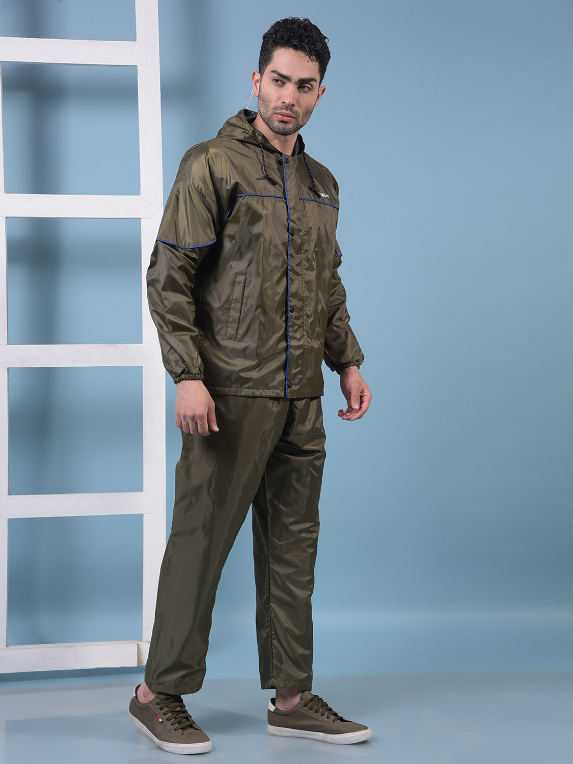 Image of Dollar Solid Men Raincoat