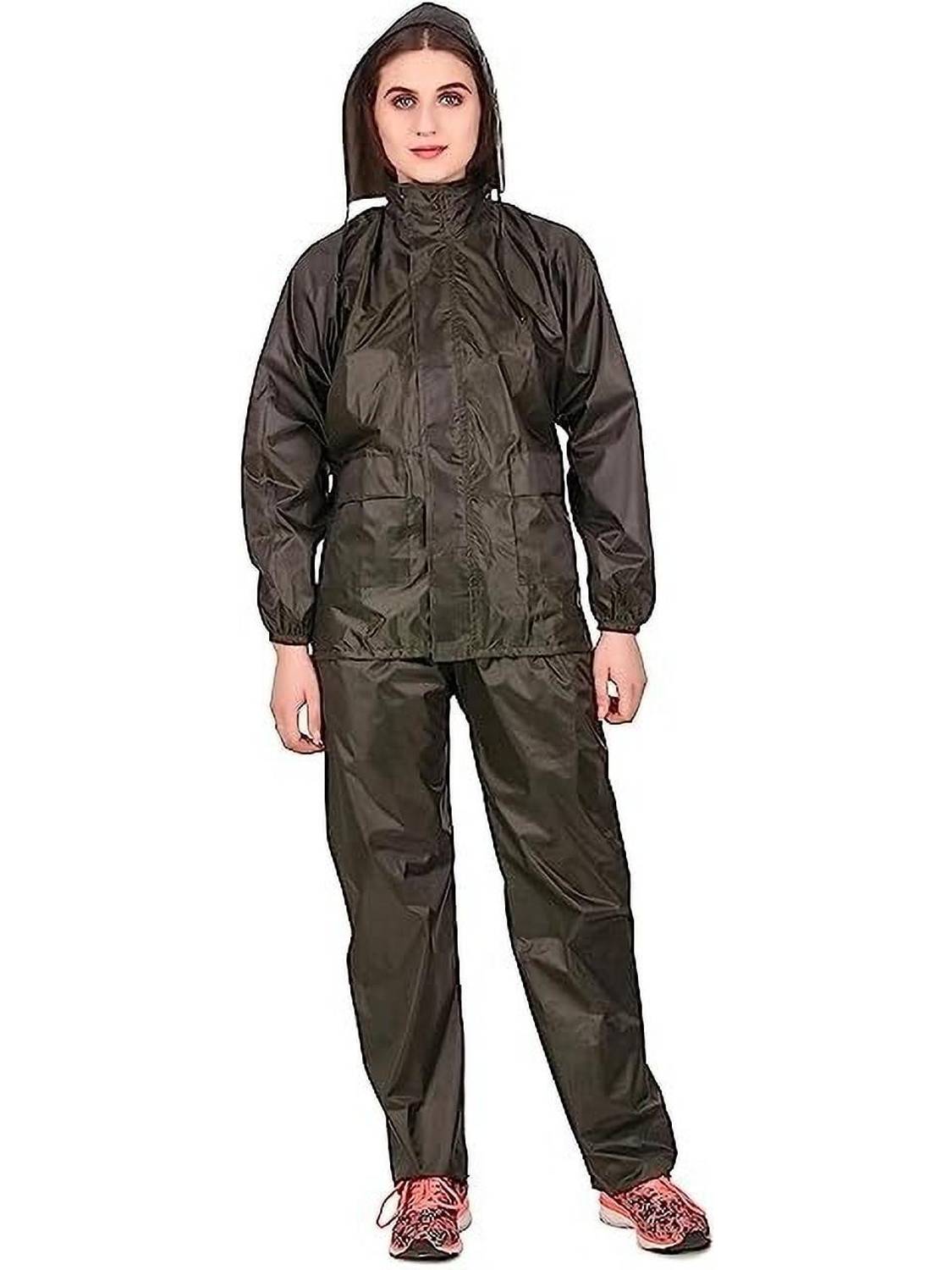 Bubby-L-Areana Solid Women Rain Suit