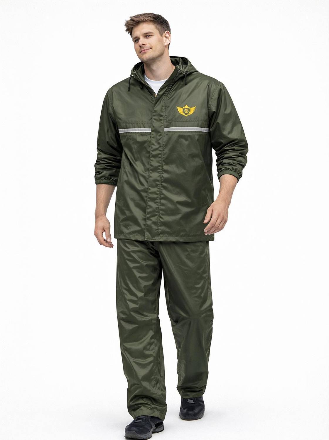 Mrshine Solid Men Raincoat