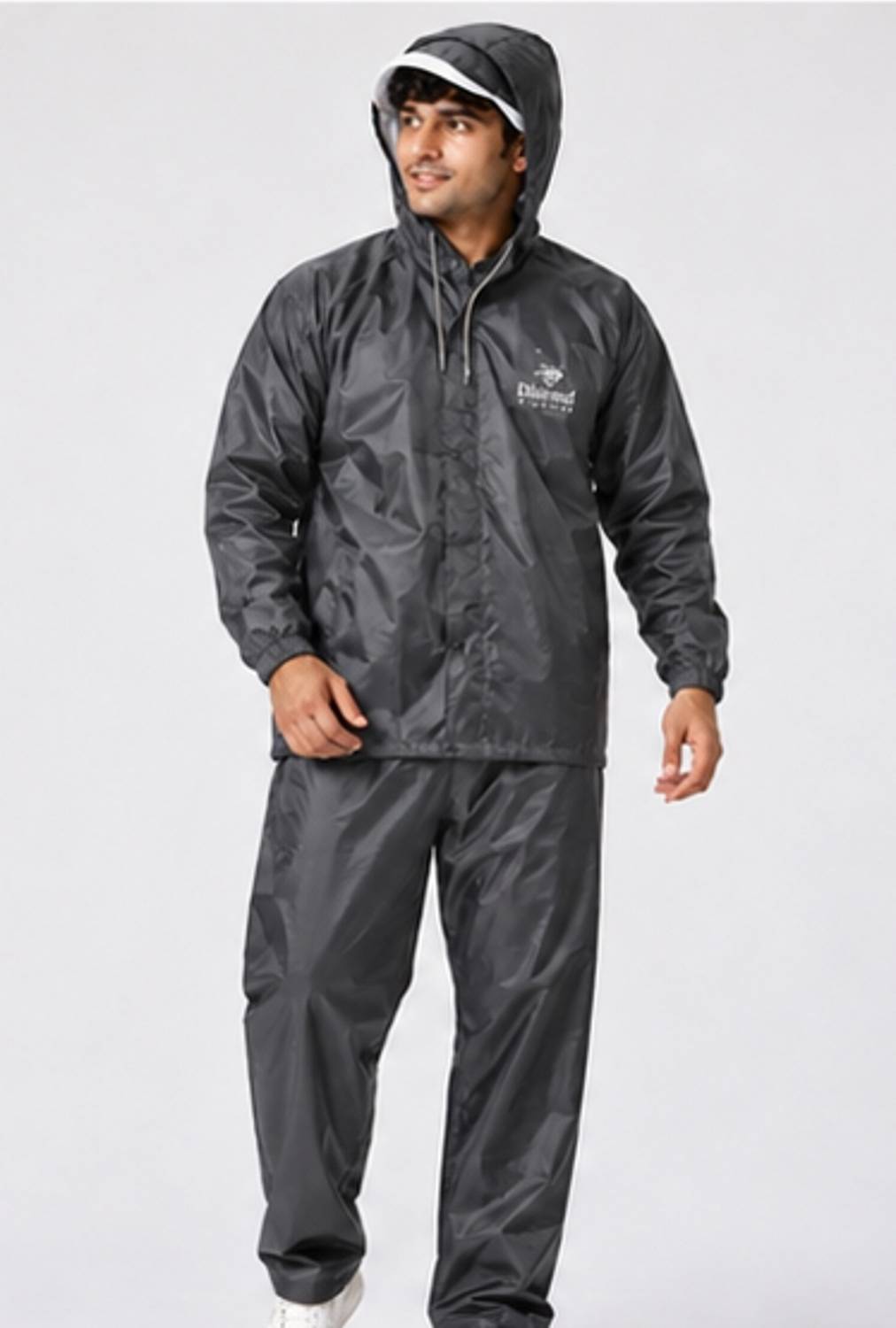 DIAMOND CLUSTER Graphic Print Men Raincoat
