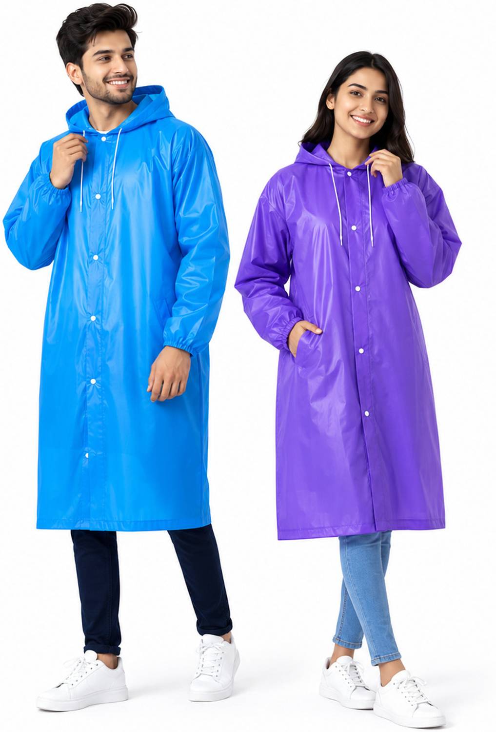 rainshower Solid Men & Women Raincoat