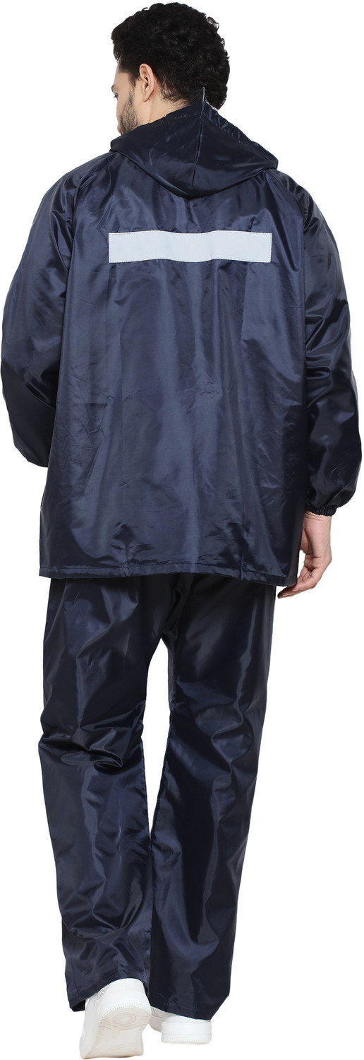 Image of Adrenex Dark Blue XL Solid Unisex Rain Suit