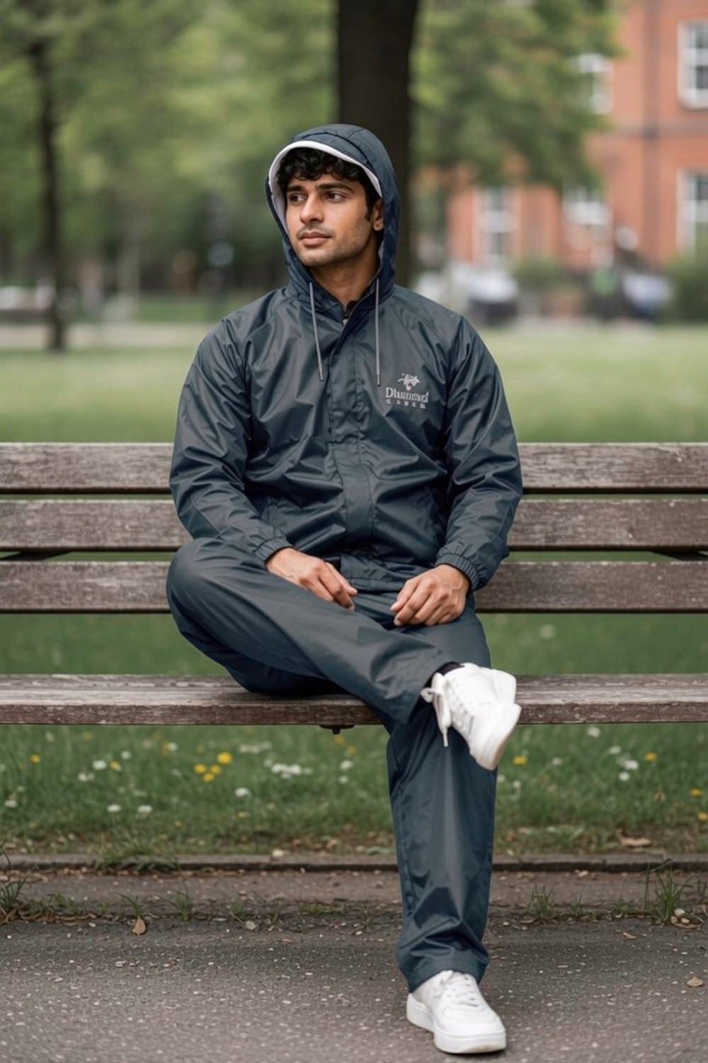 Image of GRATITUDE ROCK Solid Men Rain Suit