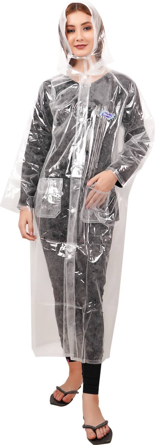 4 YOU Solid Women Raincoat