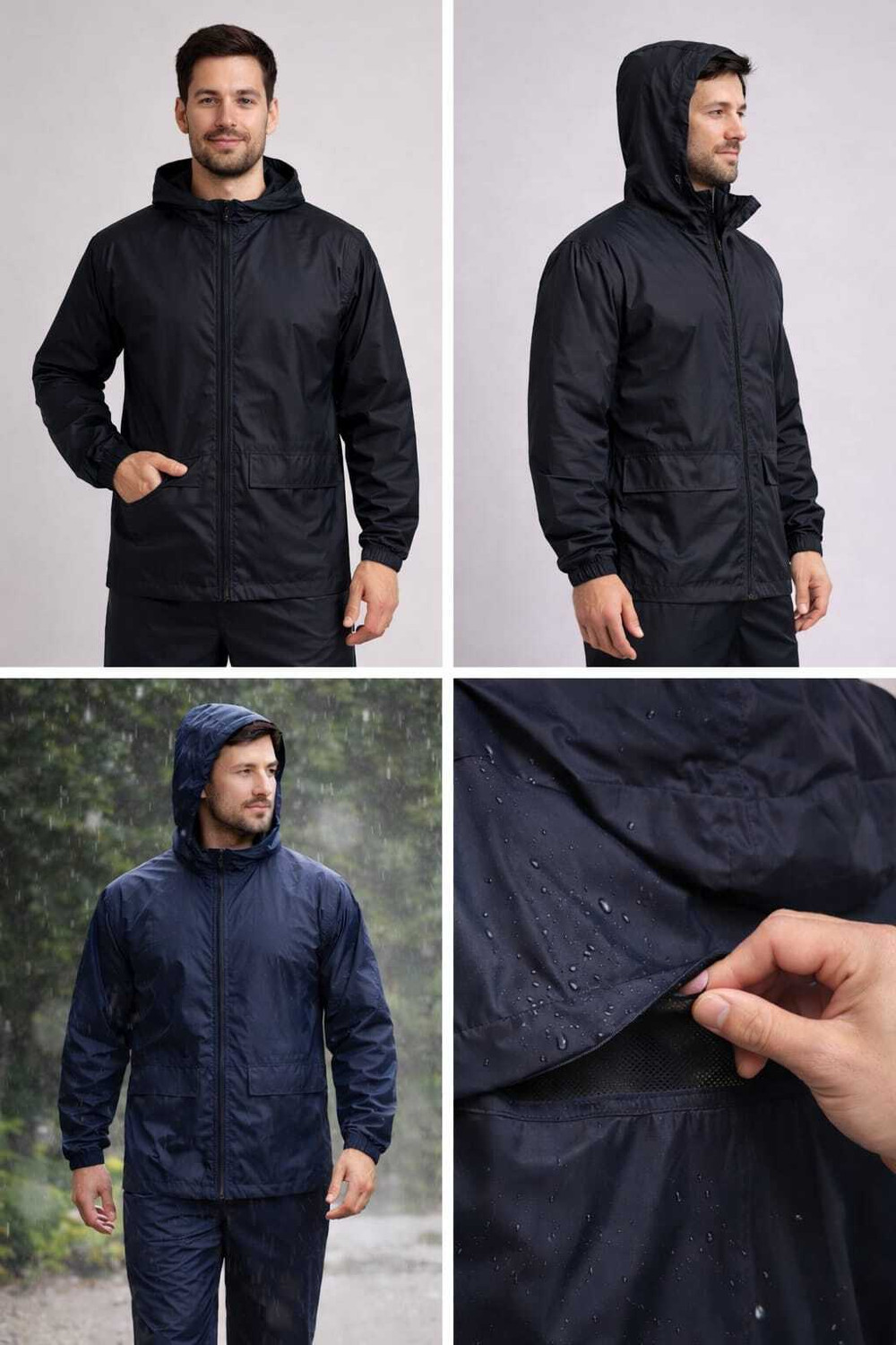 Image of NEPHAR Solid Men Rain Suit