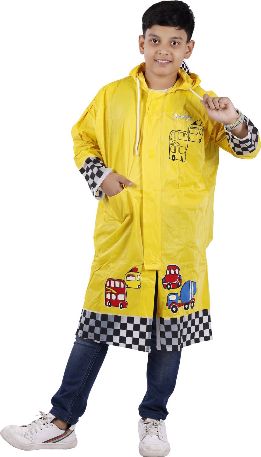 Aristocrat Graphic Print Boys Raincoat