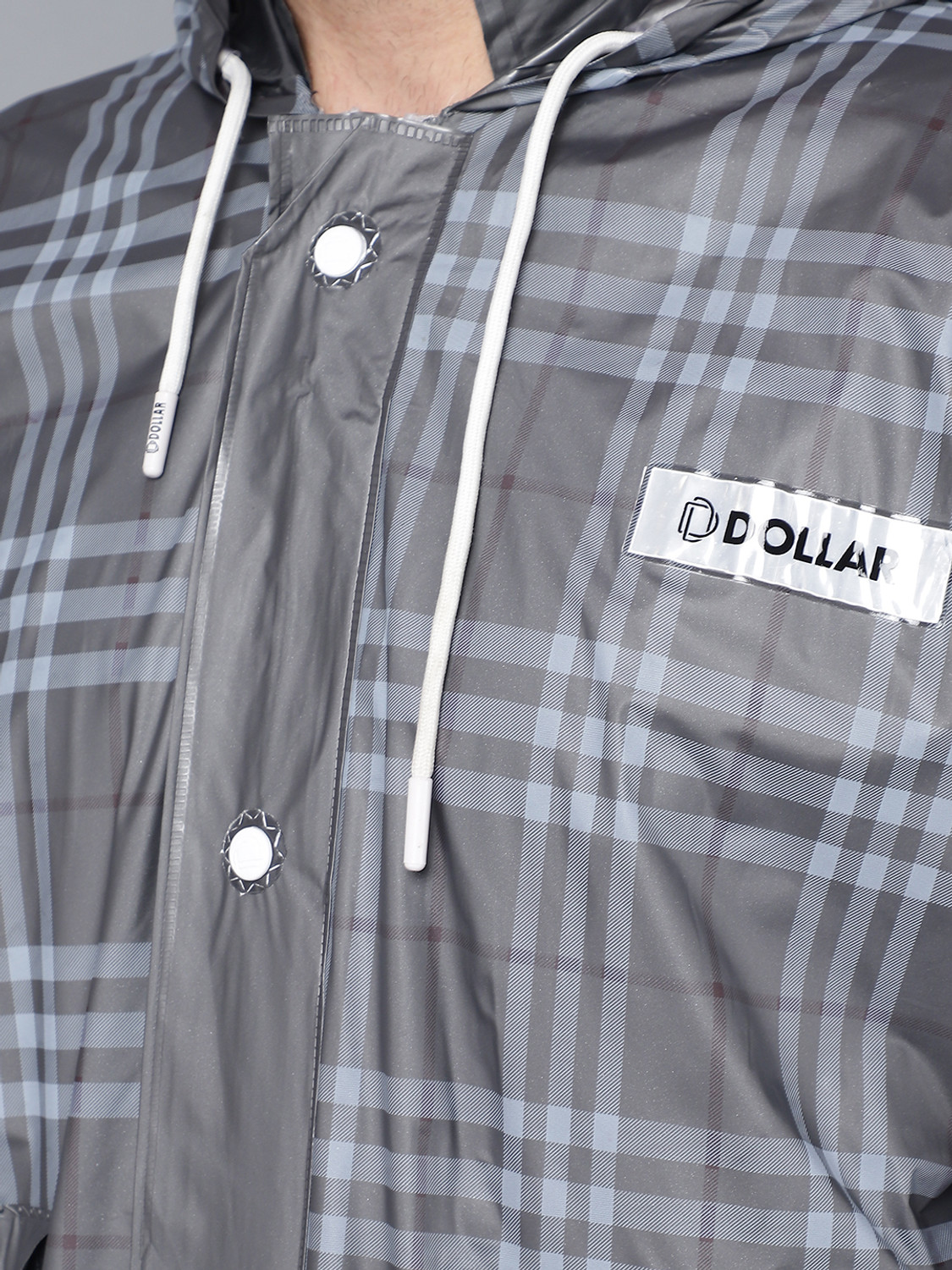 Image of Dollar Checkered Men Rain Suit