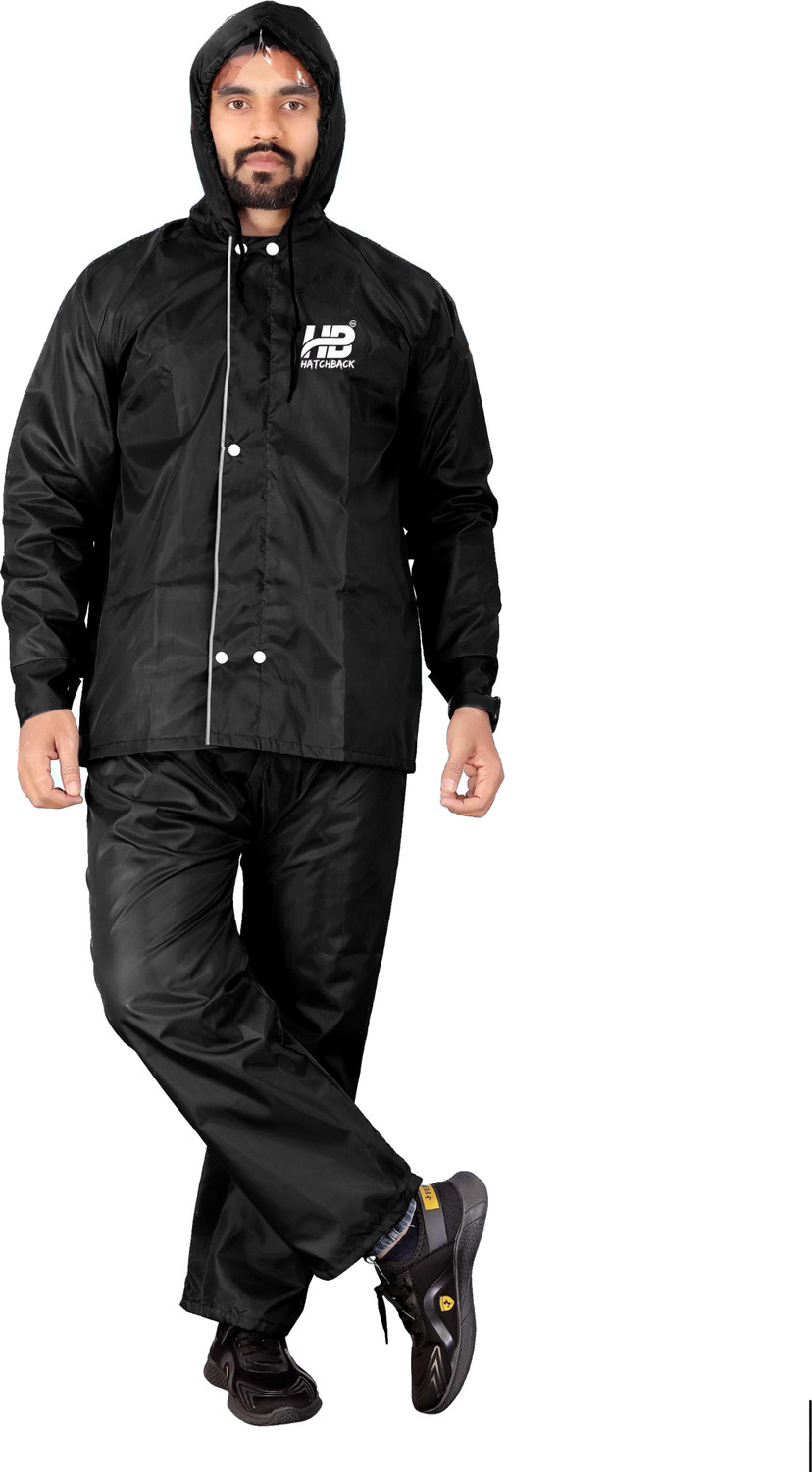 Image of Hatchback Solid Men & Women Raincoat