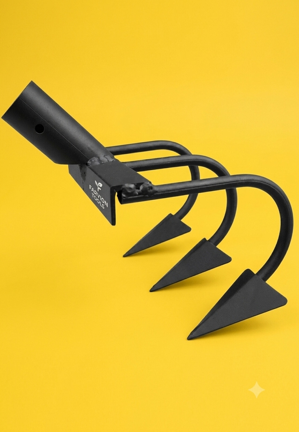 Image of SSA 6 teeth. garden rake high carbon steel blade Hand rake