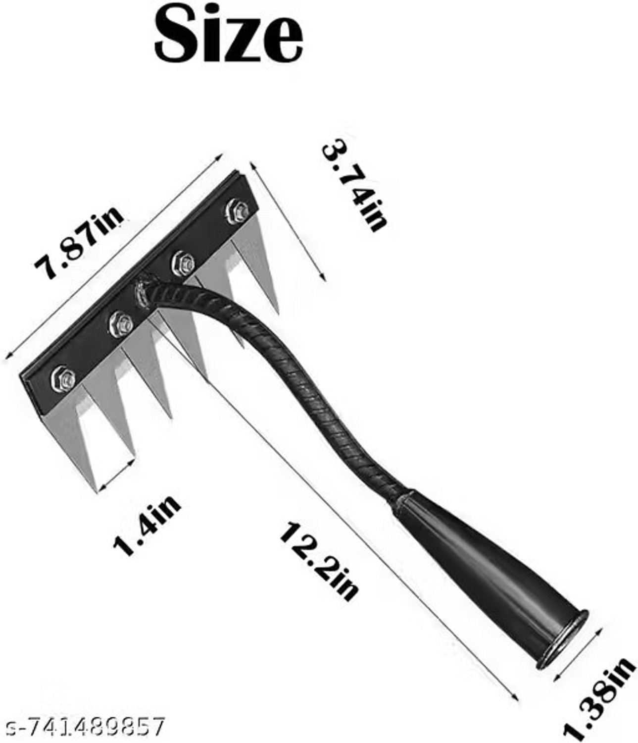 Image of SAS leaf rake garden rake weeding rake Garden rake